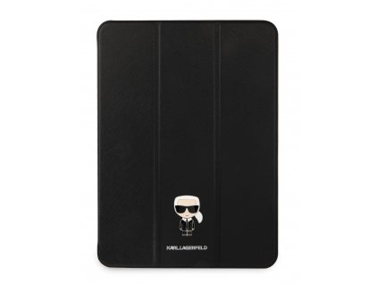 Karl Lagerfeld KLFC12OKMK Metal Saffiano Pouzdro pro iPad Pro 12.9 Black