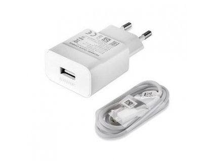 HW-050200E02 Huawei USB Cestovní nabíječka + microUSB Dat. Kabel White (Bulk)