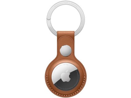 MX4M2ZM/A Apple Airtag Leather Key Ring Saddle Brown