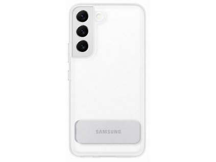 EF-JS901CTE Samsung Clear Standing Kryt pro Galaxy S22 Transparent