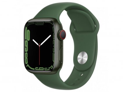 Apple Watch Series 7 GPS 41mm Green Aluminium Case with Sport Band Green (MKN03)