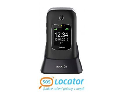 Aligator V650 Senior (Barva Silver/Red)