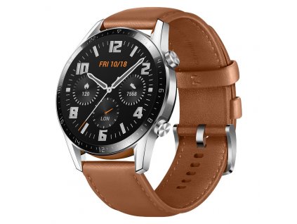 Huawei Watch GT 2 46mm Classic Leather Strap Brown