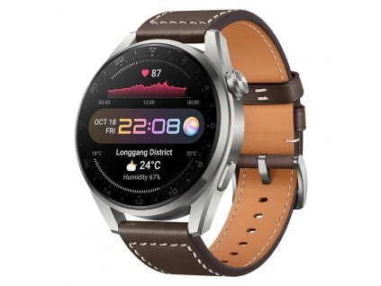 Huawei Watch 3 PRO 48mm Classic Leather Brown Strap