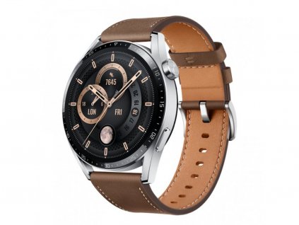 Huawei Watch GT 3 46mm Classic Brown Leather Strap