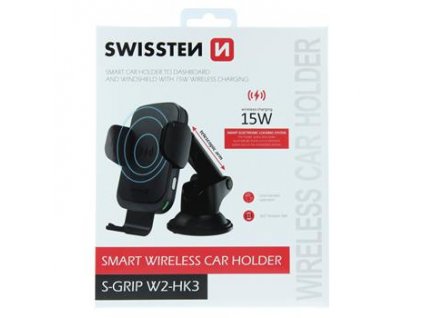 SWISSTEN CAR HOLDER WITH WIRELESS CHARGER S-GRIP W2-HK3