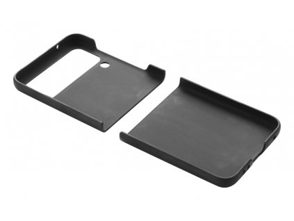 Cellularline Ochranný kryt Fit Duo pro Samsung Galaxy Z Flip4, PU kůže, černý