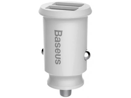 Baseus CCALL-ML02 Grain Nabíječka do Auta 15.5W 2x USB White