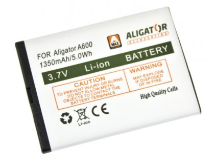Baterie ALIGATORA600/A610/A675/A430/A680/VS900, 1350 mAh Li-Ion, originální