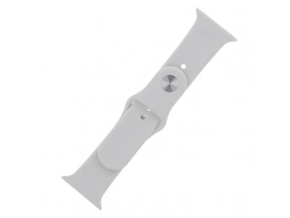 Silikonový řemínek S/M pro Apple Watch 38/40/41 mm šedý