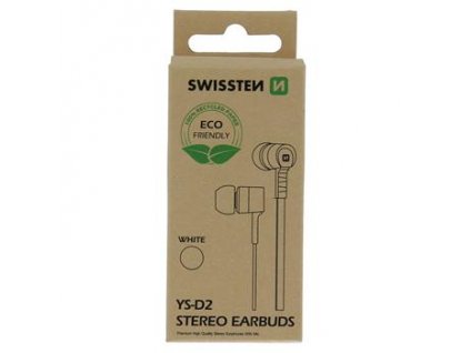 SWISSTEN EARBUDS RAINBOW YS-D2 WHITE (ECO PACK)