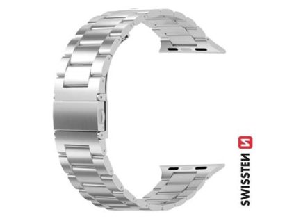 SWISSTEN METAL BAND FOR APPLE WATCH 42 / 44 / 45 / 49 mm SILVER