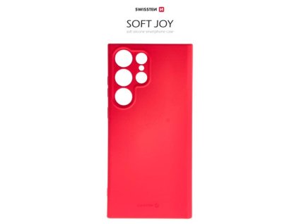 SWISSTEN SOFT JOY CASE FOR SAMSUNG S918 GALAXY ULTRA S23 RED