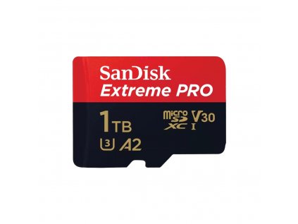 SanDisk Extreme PRO/micro SDXC/1TB/200MBps/UHS-I U3 / Class 10/+ Adaptér