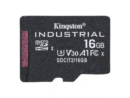 Kingston Industrial/micro SDHC/16GB/100MBps/UHS-I U3 / Class 10