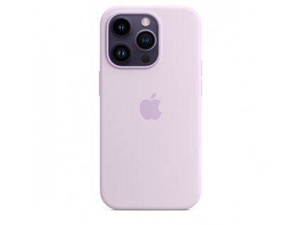 iPhone 14 Pro Max Silicone Case with MS - Lilac