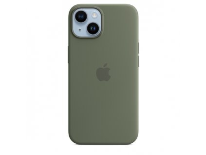 APPLE iPhone 14+ Silicone Case with MagSafe - Olive