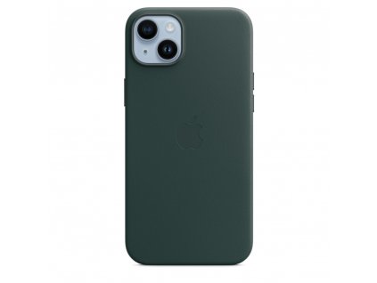APPLE iPhone 14+ Leather Case with MagSafe- Forest Green