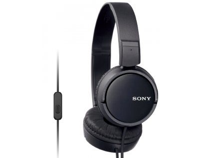 SONY sluchátka MDR-ZX110AP handsfree, černé