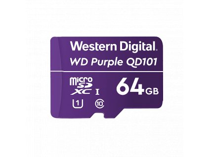 WESTERN DIGITAL WD Purple microSDXC 64GB Class 10 U1