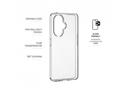 FIXED TPU Gel Case for OnePlus Nord CE 3 lite 5G, clear
