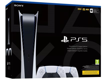 Sony PlayStation 5 825GB Digital Edition+ DualSense Controller White