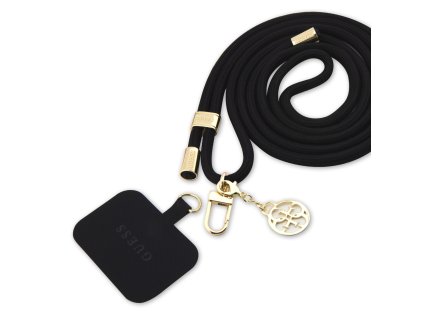 Guess Crossbody Popruh Cord 4G Charm Gold/Black