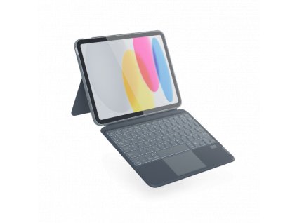 Ochranný kryt s klávesnicí Epico pro Apple iPad Pro 11" iPad AIR 10,9"/10,9"/Air 11" M2 čeština/šedý