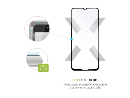 FIXED Full Cover 2,5D Tempered Glass for Nokia 1.4, black