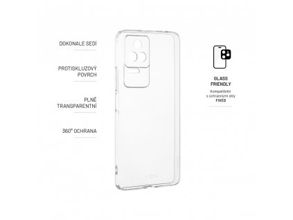 FIXED TPU Gel Case for Xiaomi POCO F4, clear