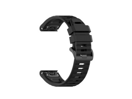 FIXED Silicone Strap for Garmin QuickFit 22mm, black