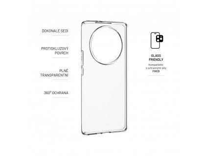 FIXED TPU Gel Case for Honor Magic5 Lite 5G, clear