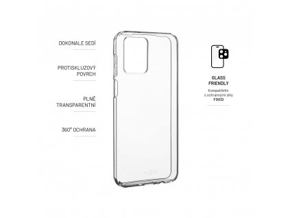 FIXED TPU Gel Case for Motorola Moto G53 5G, clear