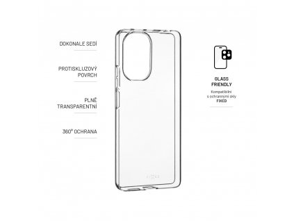 FIXED TPU Gel Case for POCO F5 5G, clear