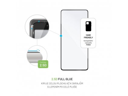 FIXED Full Cover 2,5D Tempered Glass for OnePlus Nord 3, black
