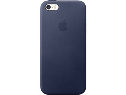 MXYN2ZM/A Apple Kožený Kryt pro iPhone SE Midnight Blue
