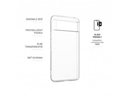 FIXED TPU Gel Case for Google Pixel 8, clear