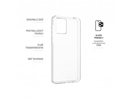 FIXED TPU Gel Case for Motorola Moto G14, clear