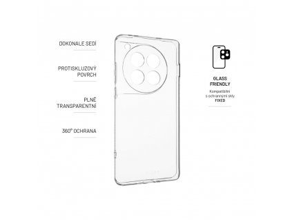 FIXED TPU Gel Case for OnePlus 12, clear