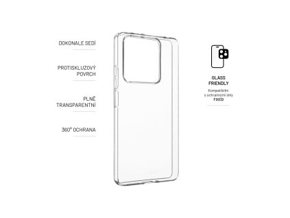 FIXED TPU Gel Case for Xiaomi Redmi Note 13 5G, clear