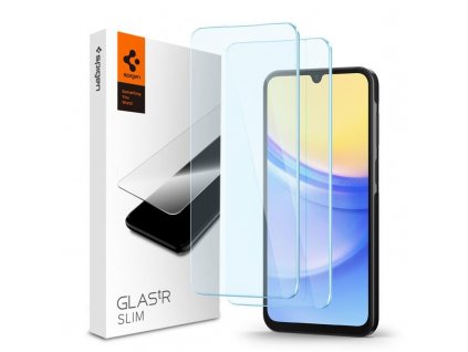 Ochranné sklo Spigen Glass tR Slim 2ks pro Samsung Galaxy A25 5G/Galaxy A15/Galaxy A15 5G