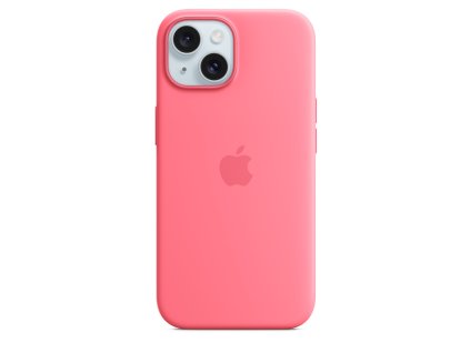 APPLE iPhone 15 Silicone Case with MS - Pink