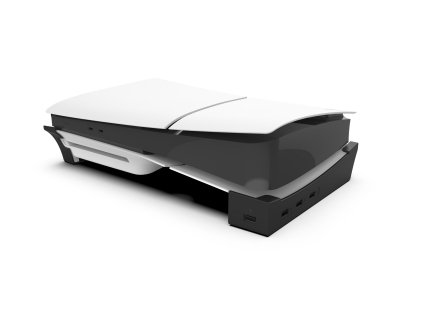iPega P5S008A Horizontální Stojan s USB HUB pro PS5 Slim/PS5 Pro Black