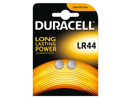 Duracell Alkalická knoflíková baterie LR44 2 ks