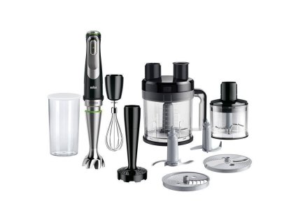 Braun MultiQuick 9 MQ9187XLI tyčový mixér, 1200 W, plynulá regulace rychlostí, SplashControl