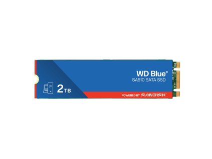 Render SNDK WD Blue SA510 SATA SSD 2TB Front HR s