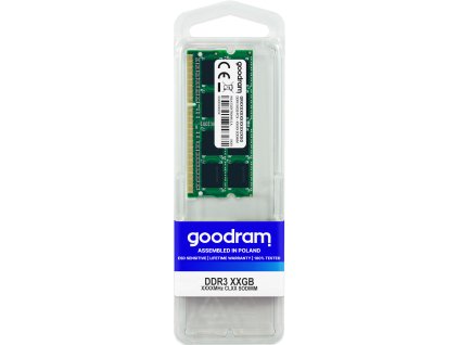 Goodram 4GB DDR3 PC3-12800 paměťový modul 1 x 4 GB 1600 MHz