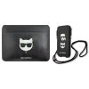 Karl Lagerfeld Kožené Choupette Sleeve Pouzdro pro MacBook Air/Pro + K&C Head Saffiano PU Pouch S/M