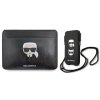 Karl Lagerfeld Kožené Sleeve Pouzdro pro MacBook Air/Pro + K&C Head Saffiano PU Pouch L Black