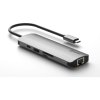 SWISSTEN USB-C Hub 8 in 1 (Barva Aluminium)